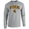 Wyoming Cowboys Traditional L/S Tee – Grey