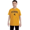 Wyoming Cowboys Youth Traditional T-Shirt – Gold