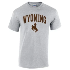 Wyoming Cowboys Traditional Tee – Grey