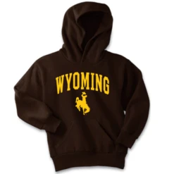 Wyoming Cowboys Traditional Hoodie – Brown
