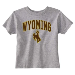 Wyoming Cowboys Toddler Traditional Tee – Grey