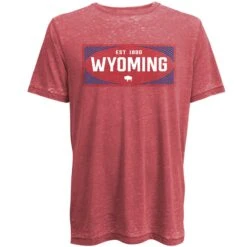 Wyoming State Flag 1886 S/S Tee – Red