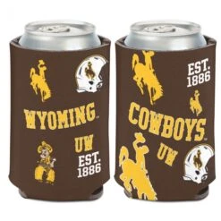 Wyoming Cowboys Scatter 12oz Can Cooler