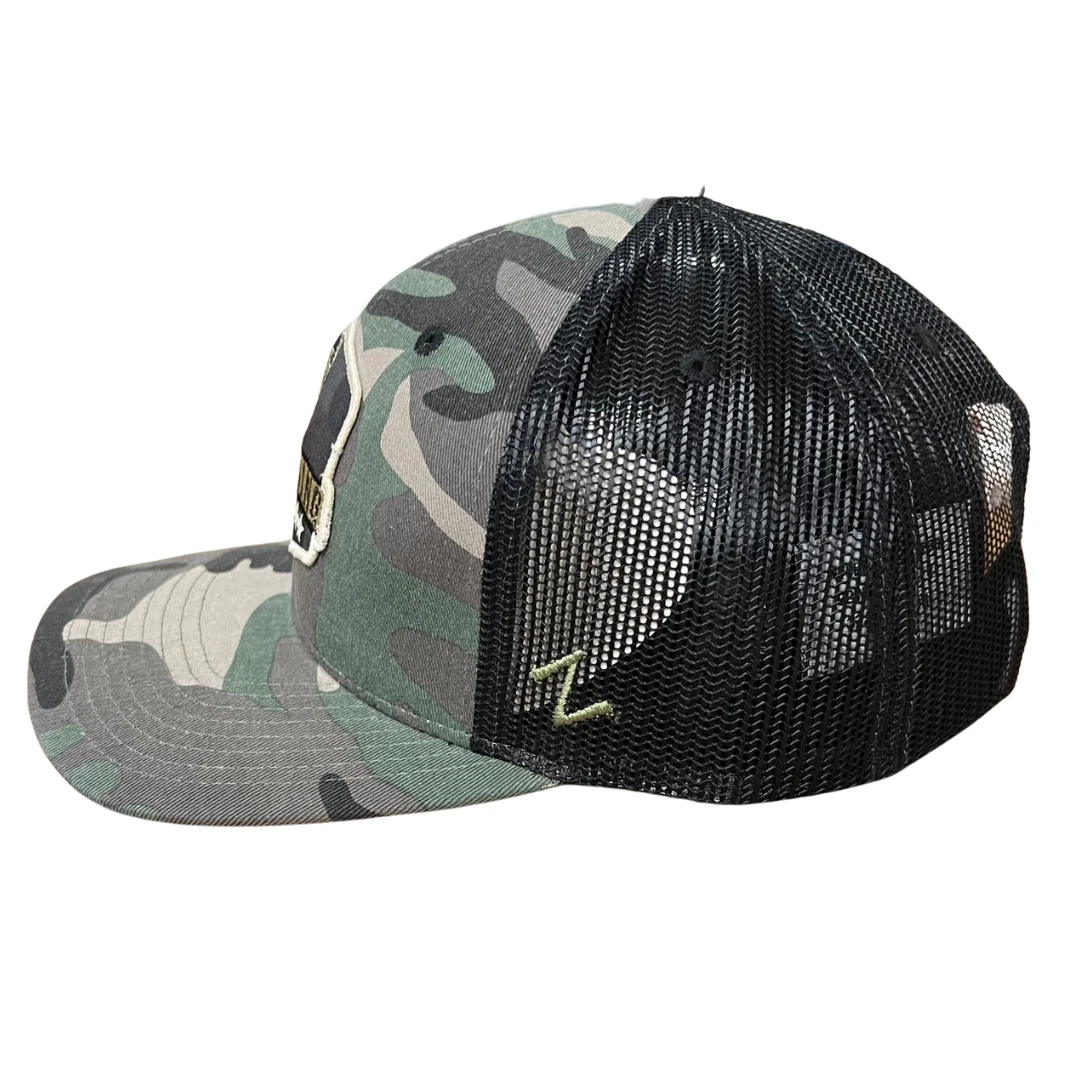 Wyoming Cowboys Pickett Adjustable Hat – Green Camo/Black - Image 3