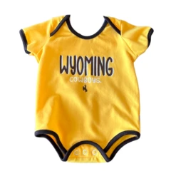 Wyoming Cowboys Infant Onesie – Gold