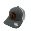 Wyoming Cowboys Leather Circle Patch Hat – Heather Grey/White