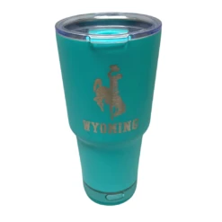 Wyoming Cowboys Speaker 28 Oz. Tumbler – Teal