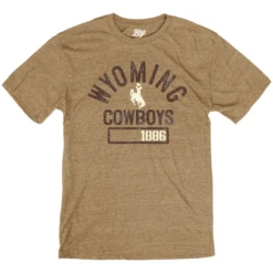 Wyoming Cowboys 1886 S/S Tee – Russett