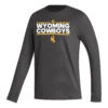 Adidas Wyoming Cowboys L/S Tee – Storm