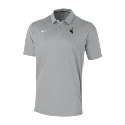 Nike Wyoming Cowboys Dri-Fit Polo – Flat Silver