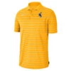Nike Wyoming Cowboys Victory Stripe Polo – University Gold/White