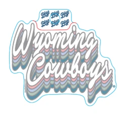 Wyoming Cowboys Good Vibes Sticker