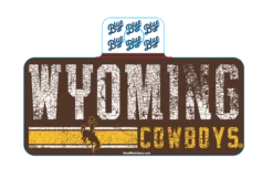 Wyoming Cowboys Roll It Decal – Brown