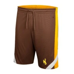 Wyoming Cowboys Youth Reversible Shorts – Brown/Gold