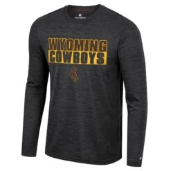 Wyoming Cowboys Positraction L/S Tee – Black