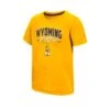 Wyoming Cowboys Toddler Sphynx S/S Tee – Gold