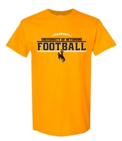Wyoming Cowboys 2022 Football Tee – Gold