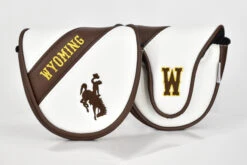Wyoming Cowboys Mallet Putter Cover – White/Brown