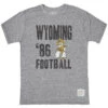 Wyoming Cowboys 86 Football S/S Tee – Grey