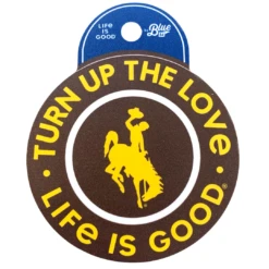 Wyoming Cowboys Love Decal