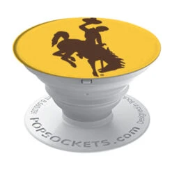 Wyoming Cowboys PopSocket – Gold