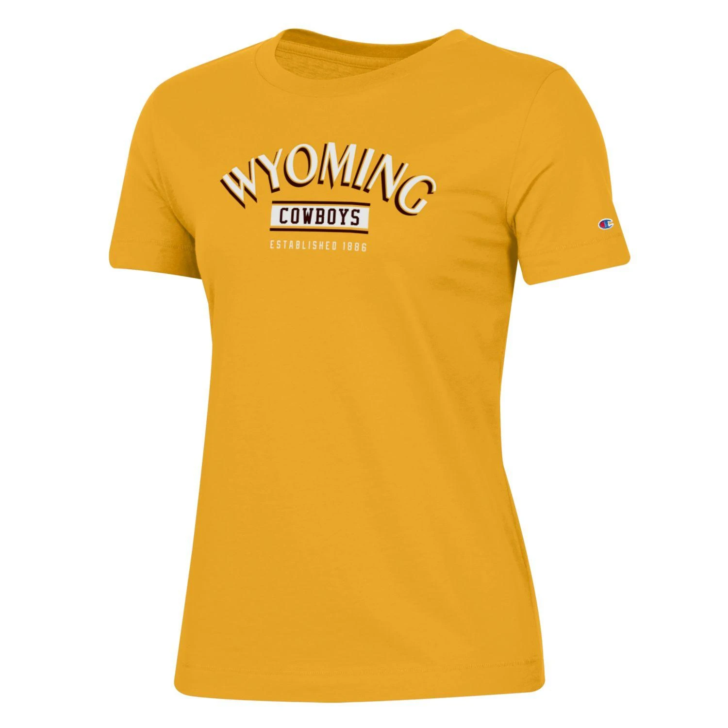 Wyoming Cowboys Women’s 1886 S/S Tee – Gold