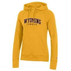 Wyoming Cowboys Women’s PO Hood – Gold