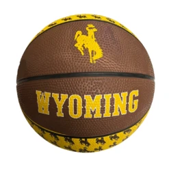 Wyoming Cowboys Mini Rubber Basketball
