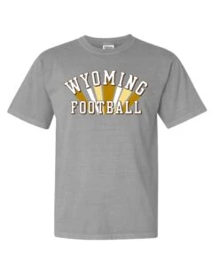 Wyoming Cowboys Women’s Comfort Wash S/S Tee – Grey