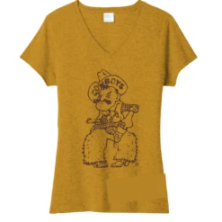 Wyoming Cowboys Women’s Pistol Pete S/S Tee – Gold