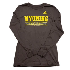 Adidas Wyoming Cowboys Fresh Football L/S Tee – Brown