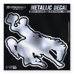 Wyoming Cowboys Metallic Decal